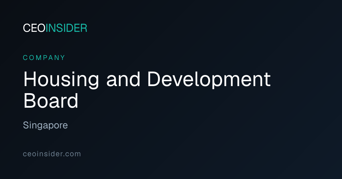Housing and Development Board · CEOInsider
